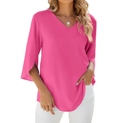 Blouse féminine à la coupe décontractée pour un style effortless