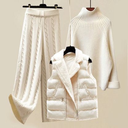 Ensemble élégant et douillet pour une allure moderne et confortable