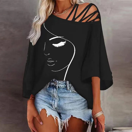 T-shirt femme design moderne élégant pour toutes les occasions