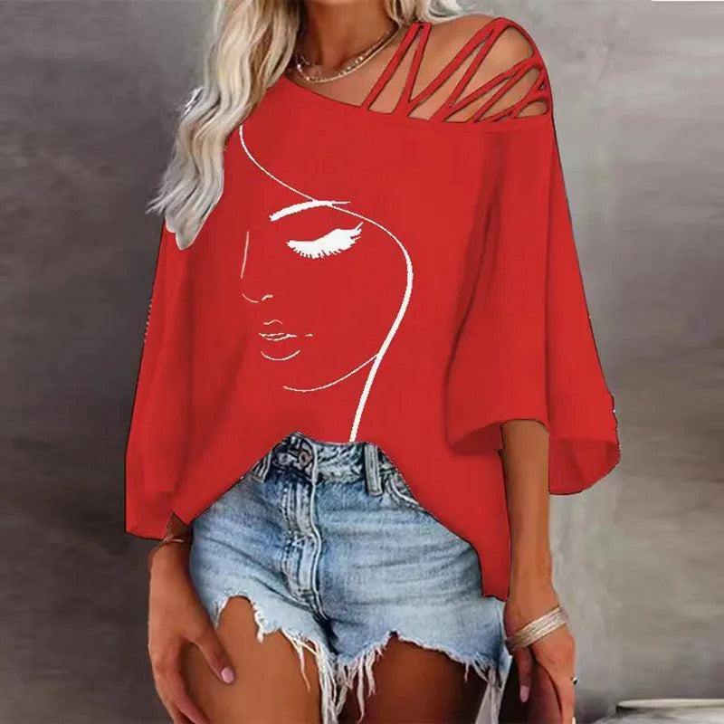 T-shirt femme design moderne élégant pour toutes les occasions